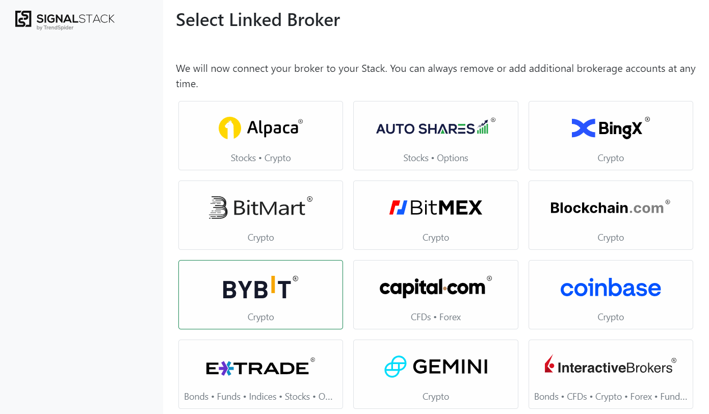 Connect Broker or Exchange